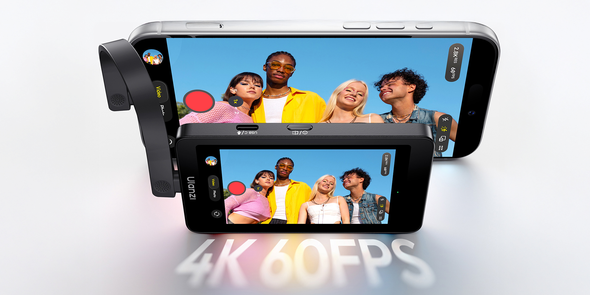 width=100% Monitor podglądowy Ulanzi VM1 do smartfona